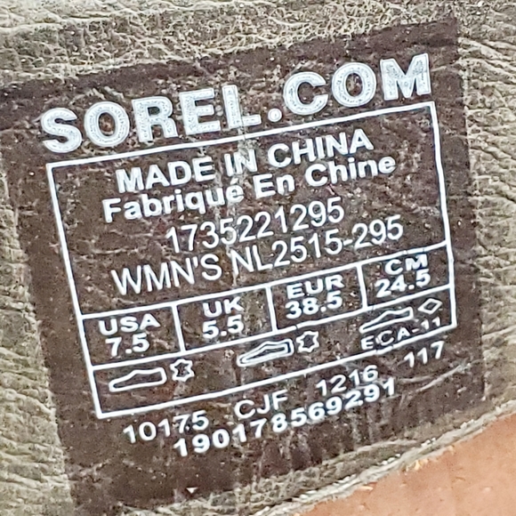 Sorel Women's Brown Leather Strapped Summer Flat Sandals O352 - Picture 10 of 11